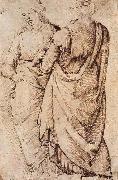 GHIRLANDAIO, Domenico Study of Two Women painting